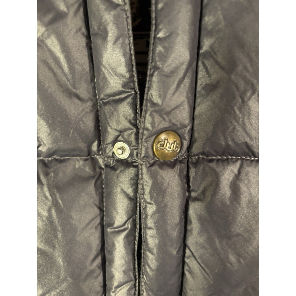 Vtg "Dub 68 Remix Series" Black Short Sleeve Rapper Puffer Jacket Men's L Y2k - Picture 7 of 16